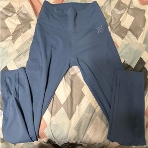 Better bodies leggings size medium grayish blue color.